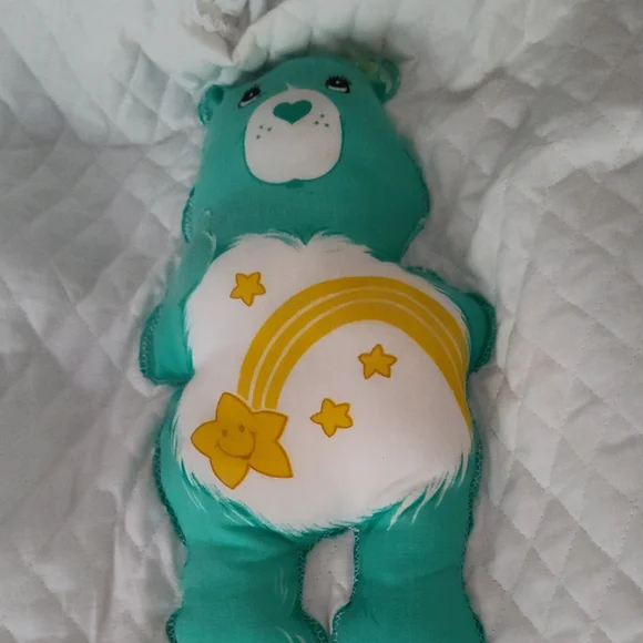 Care Bears White Blanket with Colorful Characters - Picture 3 of 8